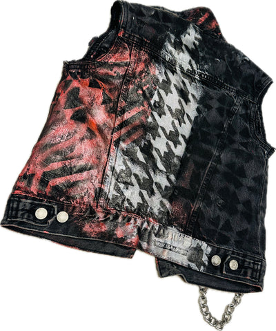 "Wrong Way" Denim Vest