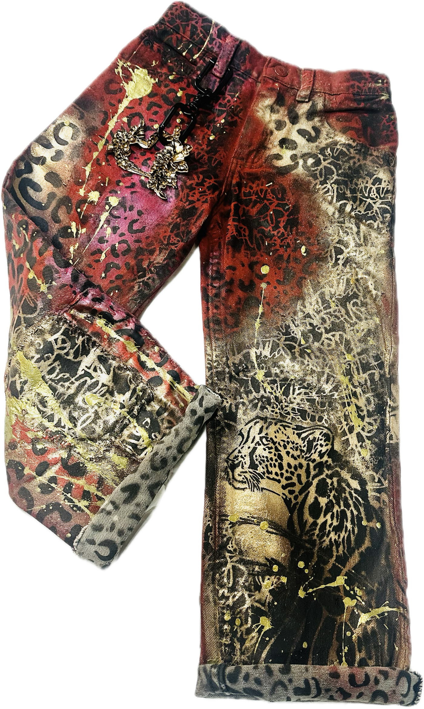 “Cheetah Girl”, Denim Jeans