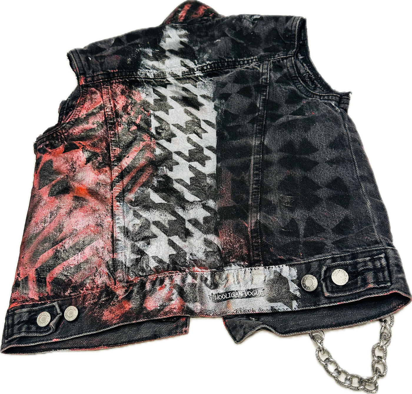 "Wrong Way" Denim Vest