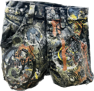 “Hooligan Couture” Denim Shorts