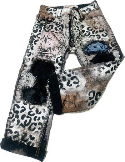 “Cheetah Girl”, Jeans & Jacket