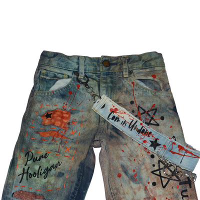 "Turmoil", Custom Denim, Size 5