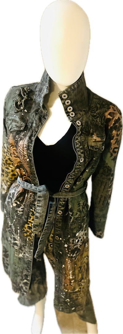 Woman Custom Denim Jacket (Lined), Size M