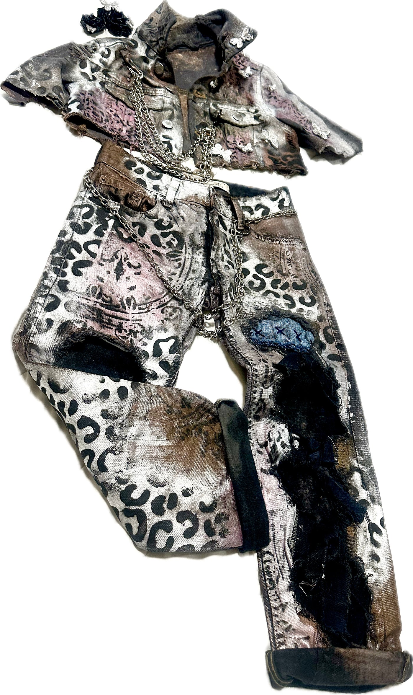 “Cheetah Girl”, Jeans & Jacket