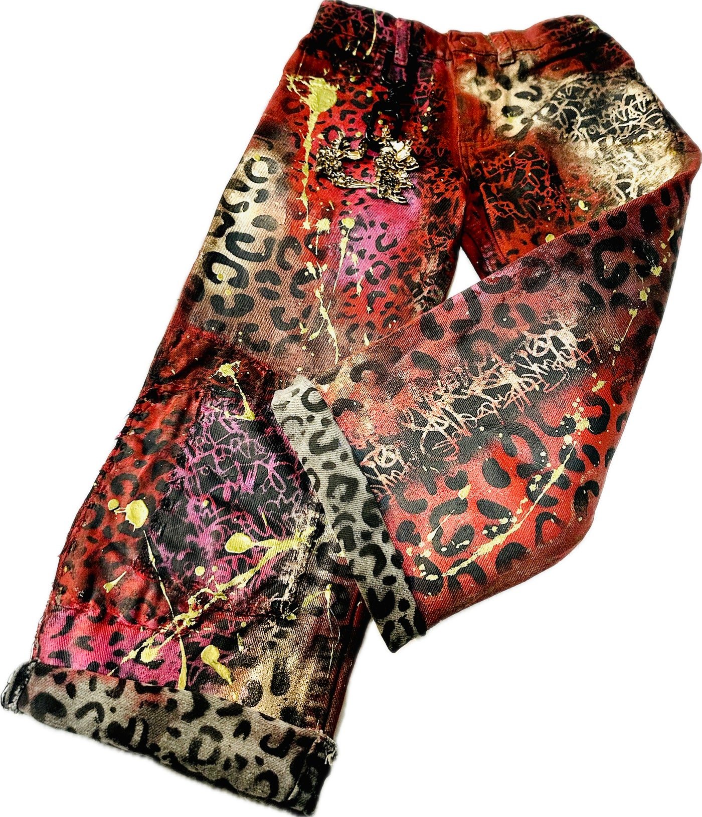 “Cheetah Girl”, Denim Jeans