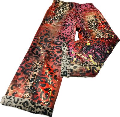 “Cheetah Girl”, Denim Jeans