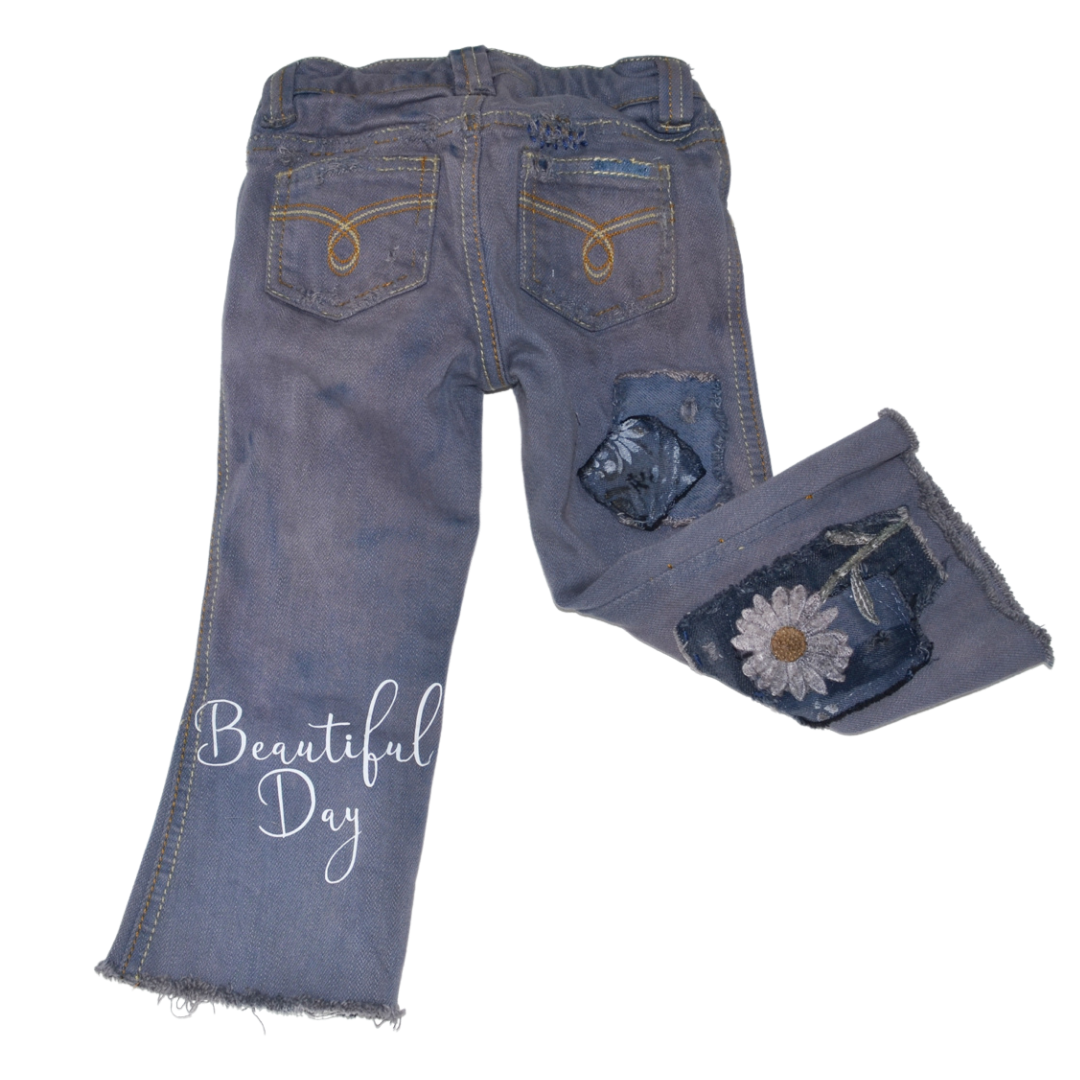"Beautiful Day" - Denim Jeans, Size 24 Months