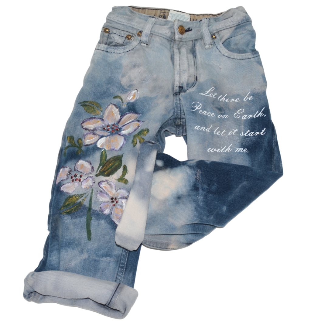"Wildflower" - Denim Jeans, Size 5