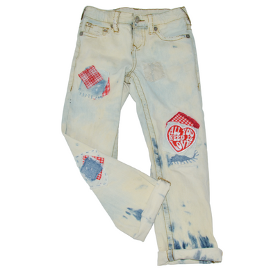"All you need is Love" - Denim Jeans, Size 7