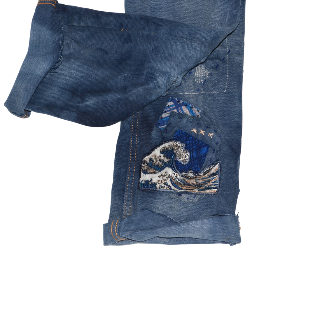 "Tidal Wave" - Denim Jeans, Size 5/6
