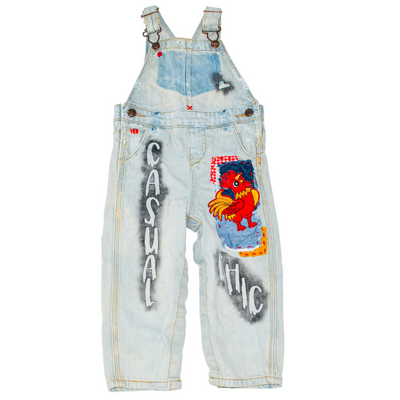 "Casual Chick" - Denim Overalls, Size 24 Months