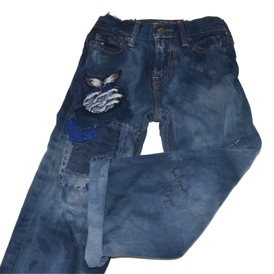 "Tidal Wave" - Denim Jeans, Size 5/6